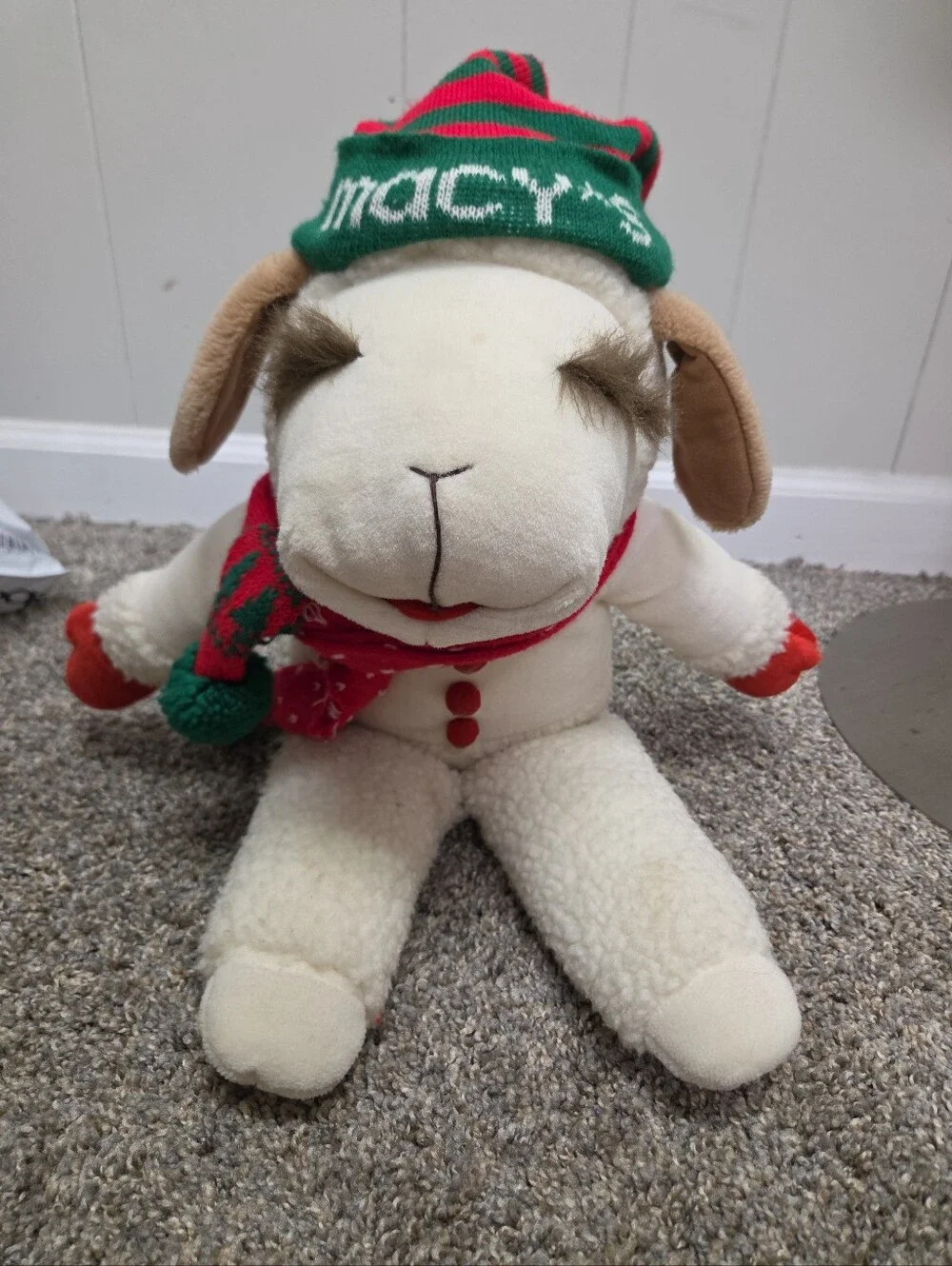 Vintage 1993 shari Lewis Lamb Chop  Stuffed Plush Lamb 19